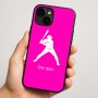 כיסוי בעיצוב אישי עם השם שלך לדגם - Apple iPhone 16 Plus בעיצוב שחקן בייסבול