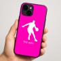 כיסוי בעיצוב אישי עם השם שלך לדגם - Apple iPhone 16 Plus בעיצוב שחקן כדורסל