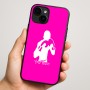 כיסוי בעיצוב אישי עם השם שלך לדגם - Apple iPhone 16 Plus בעיצוב אגרוף