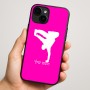 כיסוי בעיצוב אישי עם השם שלך לדגם - Apple iPhone 16 Plus בעיצוב ברייקדאנס