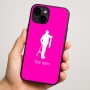 כיסוי בעיצוב אישי עם השם שלך לדגם - Apple iPhone 16 Plus בעיצוב פישמן