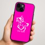 כיסוי בעיצוב אישי עם השם שלך לדגם - Apple iPhone 16 Plus בעיצוב רוכב סוסים 2