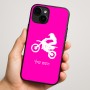 כיסוי בעיצוב אישי עם השם שלך לדגם - Apple iPhone 16 Plus בעיצוב מוטוקרוס