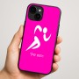 כיסוי בעיצוב אישי עם השם שלך לדגם - Apple iPhone 16 Plus בעיצוב רצים אולימפיים