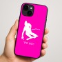 כיסוי בעיצוב אישי עם השם שלך לדגם - Apple iPhone 16 Plus בעיצוב סקי