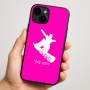 כיסוי בעיצוב אישי עם השם שלך לדגם - Apple iPhone 16 Plus בעיצוב סנובורדיסט