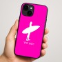 כיסוי בעיצוב אישי עם השם שלך לדגם - Apple iPhone 16 Plus בעיצוב גלישה - גלישה