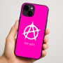 כיסוי בעיצוב אישי עם השם שלך לדגם - Apple iPhone 16 Plus בעיצוב אנרכיה