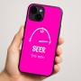 כיסוי בעיצוב אישי עם השם שלך לדגם - Apple iPhone 16 Plus בעיצוב מיכל של בירה