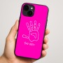 כיסוי בעיצוב אישי עם השם שלך לדגם - Apple iPhone 16 Plus בעיצוב יד