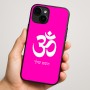 כיסוי בעיצוב אישי עם השם שלך לדגם - Apple iPhone 16 Plus בעיצוב סמל אום