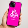 כיסוי בעיצוב אישי עם השם שלך לדגם - Apple iPhone 16 Plus בעיצוב סנטה קלאוס