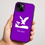 כיסוי בעיצוב אישי עם השם שלך לדגם - Apple iPhone 16 Plus בעיצוב נשר אמריקאי