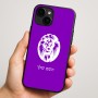 כיסוי בעיצוב אישי עם השם שלך לדגם - Apple iPhone 16 Plus בעיצוב פני אריה
