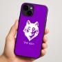 כיסוי בעיצוב אישי עם השם שלך לדגם - Apple iPhone 16 Plus בעיצוב זאב