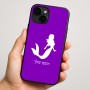 כיסוי בעיצוב אישי עם השם שלך לדגם - Apple iPhone 16 Plus בעיצוב בתולת ים - אישה