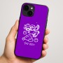כיסוי בעיצוב אישי עם השם שלך לדגם - Apple iPhone 16 Plus בעיצוב מחזמר אנג'ל 2