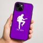 כיסוי בעיצוב אישי עם השם שלך לדגם - Apple iPhone 16 Plus בעיצוב רקדן