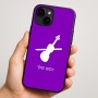 כיסוי בעיצוב אישי עם השם שלך לדגם - Apple iPhone 16 Plus בעיצוב כינור