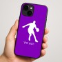 כיסוי בעיצוב אישי עם השם שלך לדגם - Apple iPhone 16 Plus בעיצוב שחקן כדורסל