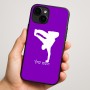 כיסוי בעיצוב אישי עם השם שלך לדגם - Apple iPhone 16 Plus בעיצוב ברייקדאנס