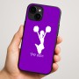 כיסוי בעיצוב אישי עם השם שלך לדגם - Apple iPhone 16 Plus בעיצוב מעודדת