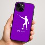 כיסוי בעיצוב אישי עם השם שלך לדגם - Apple iPhone 16 Plus בעיצוב לוחם סייף