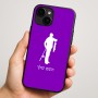 כיסוי בעיצוב אישי עם השם שלך לדגם - Apple iPhone 16 Plus בעיצוב פישמן