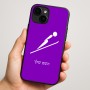 כיסוי בעיצוב אישי עם השם שלך לדגם - Apple iPhone 16 Plus בעיצוב קפיצת סקי אולימפית