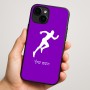 כיסוי בעיצוב אישי עם השם שלך לדגם - Apple iPhone 16 Plus בעיצוב רץ