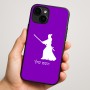 כיסוי בעיצוב אישי עם השם שלך לדגם - Apple iPhone 16 Plus בעיצוב סמוראי