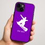 כיסוי בעיצוב אישי עם השם שלך לדגם - Apple iPhone 16 Plus בעיצוב סנובורדיסט