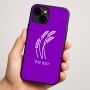 כיסוי בעיצוב אישי עם השם שלך לדגם - Apple iPhone 16 Plus בעיצוב חיטה גלית זהב