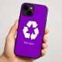 כיסוי בעיצוב אישי עם השם שלך לדגם - Apple iPhone 16 Plus בעיצוב למחזר