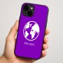 כיסוי בעיצוב אישי עם השם שלך לדגם - Apple iPhone 16 Plus בעיצוב עולם