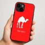 כיסוי בעיצוב אישי עם השם שלך לדגם - Apple iPhone 16 Plus בעיצוב גמל