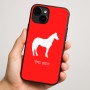 כיסוי בעיצוב אישי עם השם שלך לדגם - Apple iPhone 16 Plus בעיצוב סוס