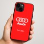 כיסוי בעיצוב אישי עם השם שלך לדגם - Apple iPhone 16 Plus בעיצוב אאודי