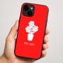 כיסוי בעיצוב אישי עם השם שלך לדגם - Apple iPhone 16 Plus בעיצוב פרח