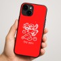 כיסוי בעיצוב אישי עם השם שלך לדגם - Apple iPhone 16 Plus בעיצוב מחזמר אנג'ל 2