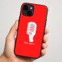 כיסוי בעיצוב אישי עם השם שלך לדגם - Apple iPhone 16 Plus בעיצוב מיקרופון
