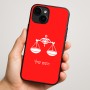 כיסוי בעיצוב אישי עם השם שלך לדגם - Apple iPhone 16 Plus בעיצוב מזלות - מאזניים