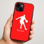 כיסוי בעיצוב אישי עם השם שלך לדגם - Apple iPhone 16 Plus בעיצוב שחקן כדורסל