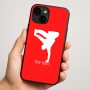כיסוי בעיצוב אישי עם השם שלך לדגם - Apple iPhone 16 Plus בעיצוב ברייקדאנס