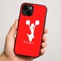 כיסוי בעיצוב אישי עם השם שלך לדגם - Apple iPhone 16 Plus בעיצוב מעודדת