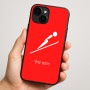 כיסוי בעיצוב אישי עם השם שלך לדגם - Apple iPhone 16 Plus בעיצוב קפיצת סקי אולימפית