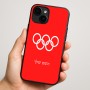כיסוי בעיצוב אישי עם השם שלך לדגם - Apple iPhone 16 Plus בעיצוב אולימפי