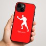 כיסוי בעיצוב אישי עם השם שלך לדגם - Apple iPhone 16 Plus בעיצוב שחקן פינג פונג