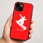 כיסוי בעיצוב אישי עם השם שלך לדגם - Apple iPhone 16 Plus בעיצוב סנובורדיסט
