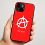 כיסוי בעיצוב אישי עם השם שלך לדגם - Apple iPhone 16 Plus בעיצוב אנרכיה